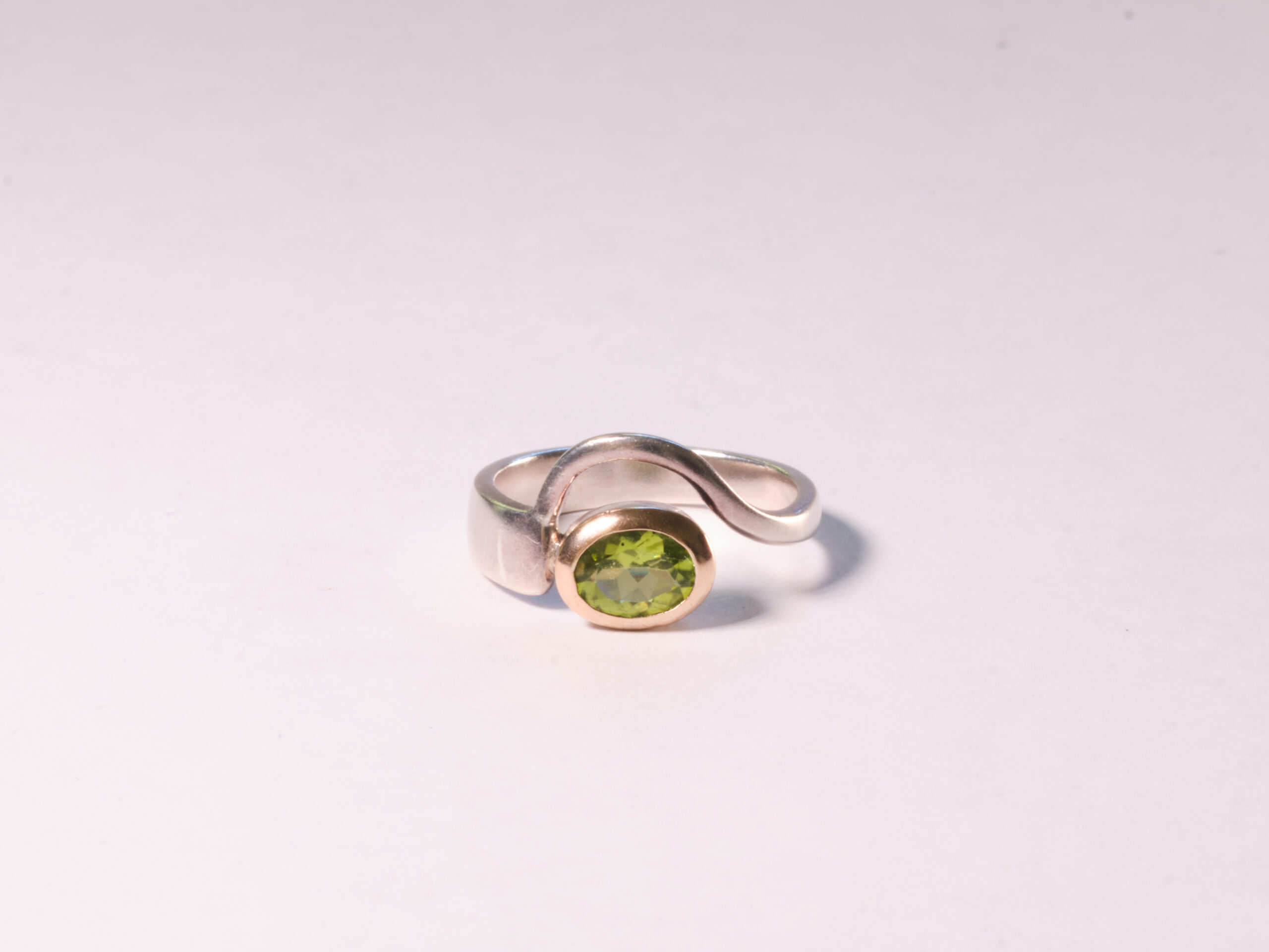 Peridot Ring/ Silver