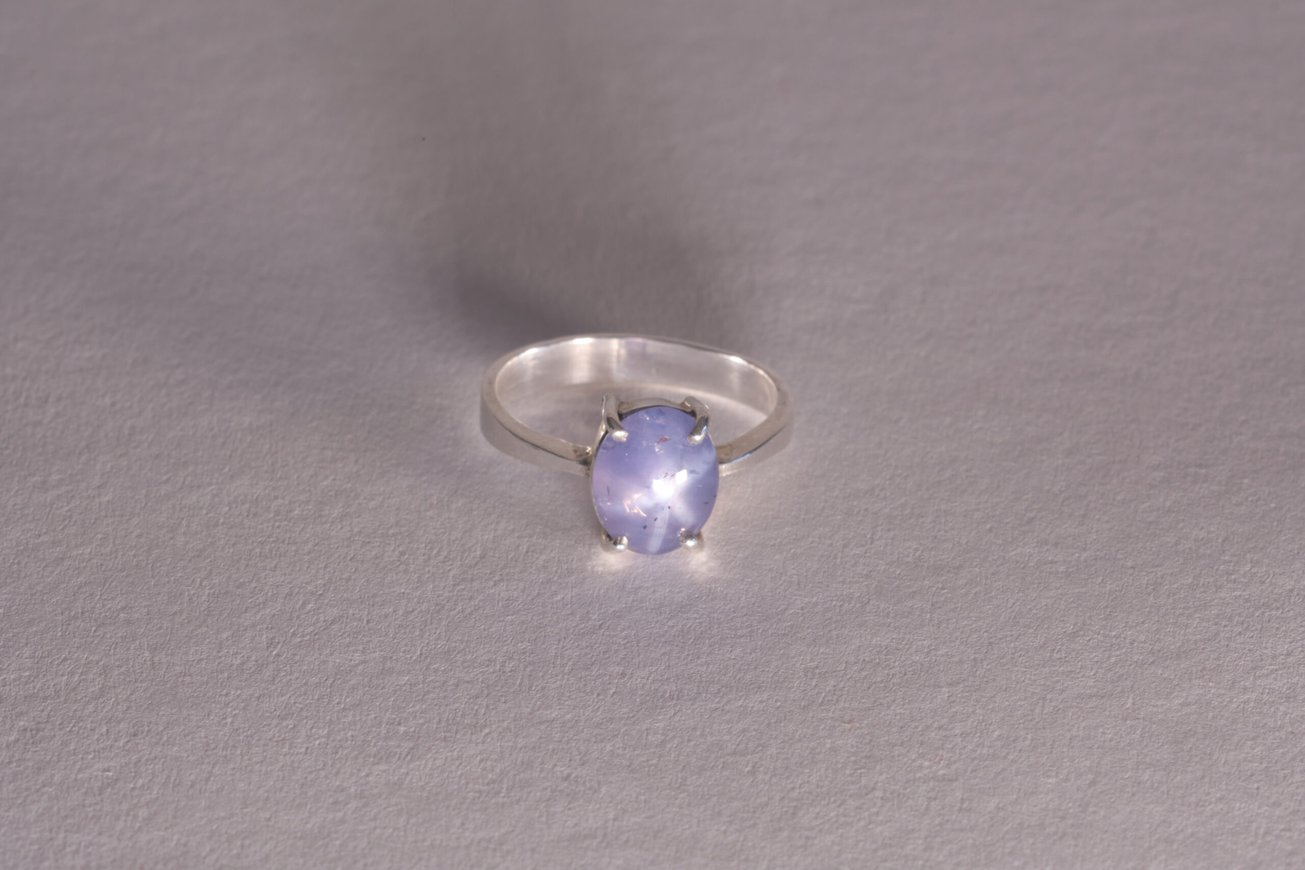 Star Sapphire /Sliver Ring