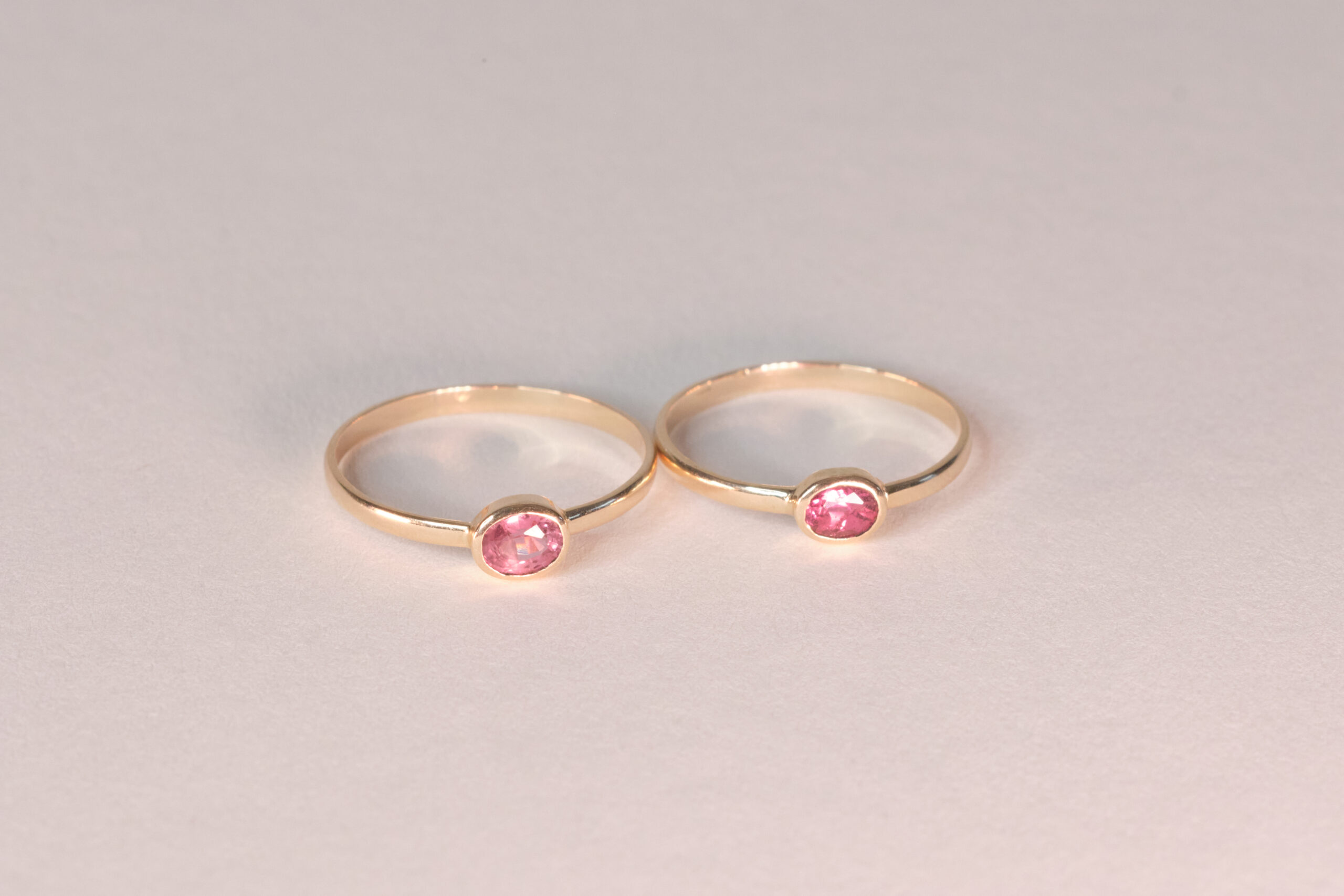 Pink Sapphire /in 9k gold