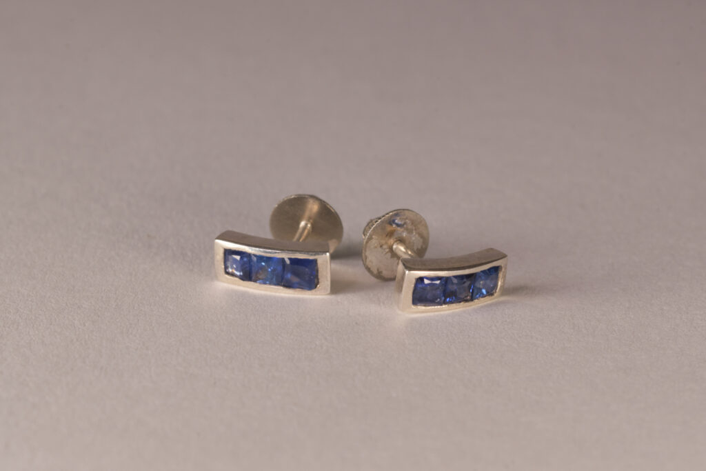 Blue Sapphire Earrings